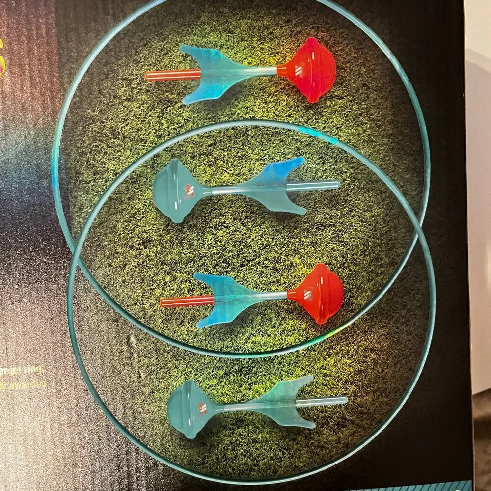 Glow in the Dark Lawn Darts (new)‎ / 7 piece set / new (k/x)